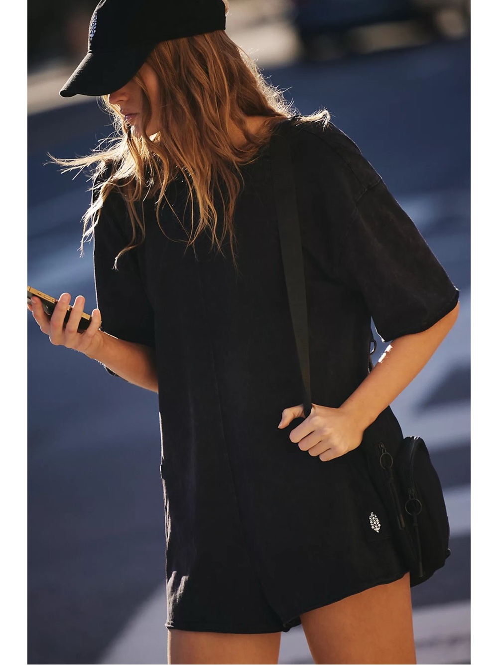 NWT Free People Movement Hot Shot Tee Romper Size XS